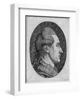 Portrait of the Author Johann Wolfgang Von Goethe (1749-183)-Dora Stock-Framed Giclee Print