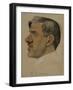 Portrait of the Author Korney I. Chukovsky (1882-196), 1923-Nikolai Andreevich Andreev-Framed Giclee Print