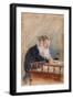 Portrait of the Author Leo N. Tolstoy (1828-191), 1900s-Ilya Yefimovich Repin-Framed Giclee Print