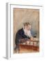 Portrait of the Author Leo N. Tolstoy (1828-191), 1900s-Ilya Yefimovich Repin-Framed Giclee Print