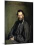 Portrait of the Author Leo Tolstoy-Ivan Nikolaevic Kramskoj-Mounted Giclee Print