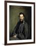 Portrait of the Author Leo Tolstoy-Ivan Nikolaevic Kramskoj-Framed Giclee Print