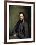 Portrait of the Author Leo Tolstoy-Ivan Nikolaevic Kramskoj-Framed Giclee Print