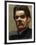 Portrait of the Author Maxim Gorky (1868-193), 1906-Akseli Gallen-Kallela-Framed Giclee Print