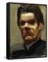 Portrait of the Author Maxim Gorky (1868-193), 1906-Akseli Gallen-Kallela-Framed Stretched Canvas