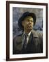 Portrait of the Author Maxim Gorky (1868-193), 1936-Isaak Izrailevich Brodsky-Framed Giclee Print