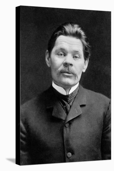 Portrait of the Author Maxim Gorky (1868-193), C. 1906-null-Stretched Canvas