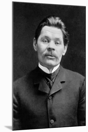 Portrait of the Author Maxim Gorky (1868-193), C. 1906-null-Mounted Photographic Print