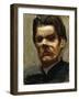 Portrait of the Author Maxim Gorky (1868-1939) (Maxime Gorki) - Gallen-Kallela, Akseli (1865-1931)-Akseli Valdemar Gallen-kallela-Framed Giclee Print