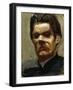 Portrait of the Author Maxim Gorky (1868-1939) (Maxime Gorki) - Gallen-Kallela, Akseli (1865-1931)-Akseli Valdemar Gallen-kallela-Framed Giclee Print