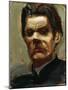 Portrait of the Author Maxim Gorky (1868-1939) (Maxime Gorki) - Gallen-Kallela, Akseli (1865-1931)-Akseli Valdemar Gallen-kallela-Mounted Giclee Print