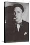 Portrait of the Author Mikhail Bulgakov (1891-194), 1920-null-Stretched Canvas