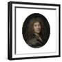 Portrait of the Author Moliére (1622-167), Ca 1658-Pierre Mignard-Framed Giclee Print