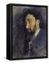 Portrait of the Author Vsevolod M. Garshin (1855-188), 1883-Ilya Yefimovich Repin-Framed Stretched Canvas