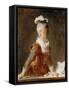 Portrait of the Ballerina Marie-Madeleine Guimard (1743-181)-Jean-Honoré Fragonard-Framed Stretched Canvas