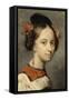 Portrait of the Ballerina Marie Taglioni-Ary Scheffer-Framed Stretched Canvas