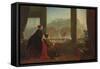 Portrait of the Baroness Burdett Coutts and Her Companion Mrs. Brown, Edinburgh, 1874-null-Framed Stretched Canvas