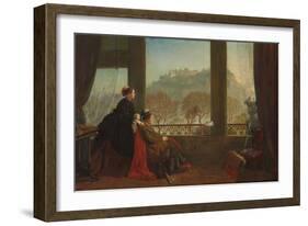 Portrait of the Baroness Burdett Coutts and Her Companion Mrs. Brown, Edinburgh, 1874-null-Framed Giclee Print