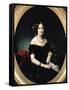 Portrait of the Baroness of Weisweiller, 1853-Federico de Madrazo y Kuntz-Framed Stretched Canvas