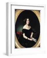 Portrait of the Baroness of Weisweiller, 1853-Federico de Madrazo y Kuntz-Framed Giclee Print