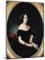 Portrait of the Baroness of Weisweiller, 1853-Federico de Madrazo y Kuntz-Mounted Giclee Print