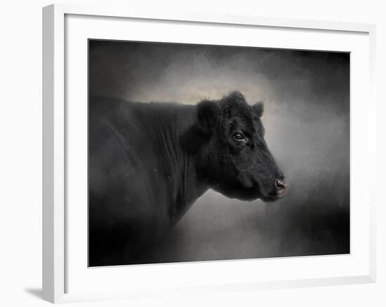 Portrait of the Black Angus-Jai Johnson-Framed Giclee Print