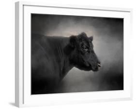 Portrait of the Black Angus-Jai Johnson-Framed Giclee Print