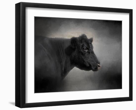 Portrait of the Black Angus-Jai Johnson-Framed Giclee Print