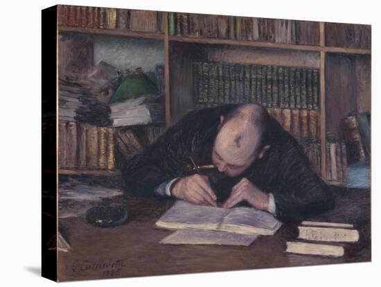 Portrait of the Bookseller E. J. Fontaine, 1885-Gustave Caillebotte-Stretched Canvas