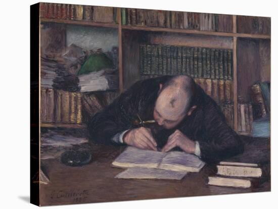 Portrait of the Bookseller E. J. Fontaine, 1885-Gustave Caillebotte-Stretched Canvas