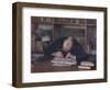 Portrait of the Bookseller E. J. Fontaine, 1885-Gustave Caillebotte-Framed Premium Giclee Print