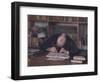 Portrait of the Bookseller E. J. Fontaine, 1885-Gustave Caillebotte-Framed Premium Giclee Print