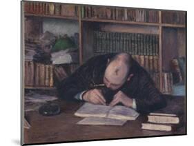 Portrait of the Bookseller E. J. Fontaine, 1885-Gustave Caillebotte-Mounted Premium Giclee Print