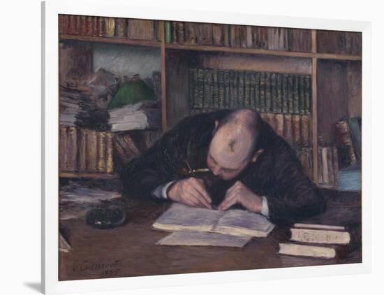 Portrait of the Bookseller E. J. Fontaine, 1885-Gustave Caillebotte-Framed Giclee Print