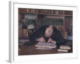 Portrait of the Bookseller E. J. Fontaine, 1885-Gustave Caillebotte-Framed Giclee Print