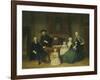 Portrait of the Brak Family, Amsterdam Mennonites-Tibout Regters-Framed Art Print