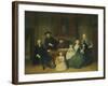 Portrait of the Brak Family, Amsterdam Mennonites-Tibout Regters-Framed Art Print