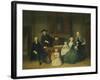 Portrait of the Brak Family, Amsterdam Mennonites-Tibout Regters-Framed Art Print