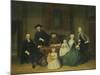 Portrait of the Brak Family, Amsterdam Mennonites-Tibout Regters-Mounted Art Print