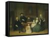 Portrait of the Brak Family, Amsterdam Mennonites-Tibout Regters-Framed Stretched Canvas