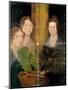 Portrait of the Bronte Sisters, C.1834-Patrick Branwell Bronte-Mounted Giclee Print