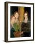 Portrait of the Bronte Sisters, C.1834-Patrick Branwell Bronte-Framed Giclee Print