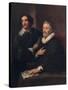 Portrait of the Brothers De Wael, C. 1620-1630-Sir Anthony Van Dyck-Stretched Canvas