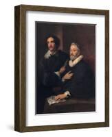 Portrait of the Brothers De Wael, C. 1620-1630-Sir Anthony Van Dyck-Framed Giclee Print