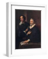 Portrait of the Brothers De Wael, C. 1620-1630-Sir Anthony Van Dyck-Framed Giclee Print