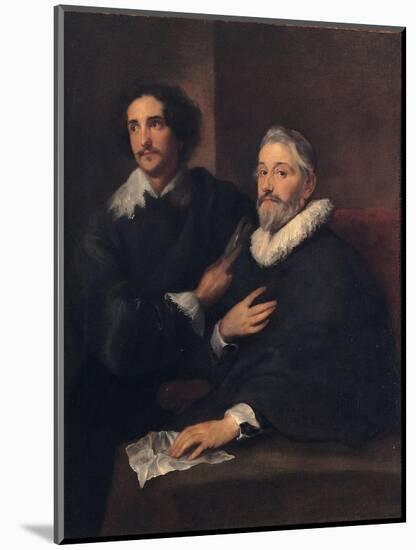 Portrait of the Brothers De Wael, C. 1620-1630-Sir Anthony Van Dyck-Mounted Giclee Print