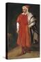 Portrait of the Buffoon 'Redbeard', Cristobal De Castaneda-Diego Velazquez-Stretched Canvas