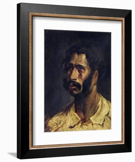 Portrait of the Carpenter of The Medusa, c.1812-Théodore Géricault-Framed Giclee Print