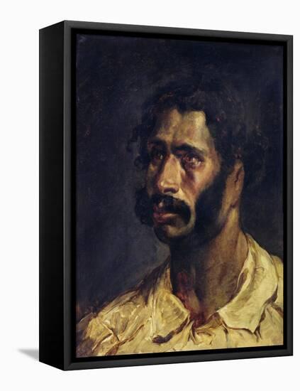 Portrait of the Carpenter of The Medusa, c.1812-Théodore Géricault-Framed Stretched Canvas