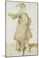 Portrait of the Castrato Gaetano Caffarelli, C.1735-Pier Leone Ghezzi-Mounted Giclee Print